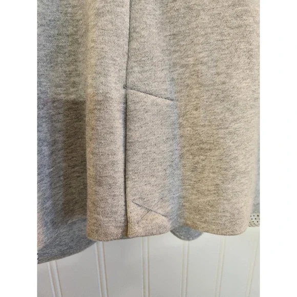 NEW Gibson Women Heather Grey Jersey Knit Blazer Size L Office Work Career Cozy - Picture 6 of 11